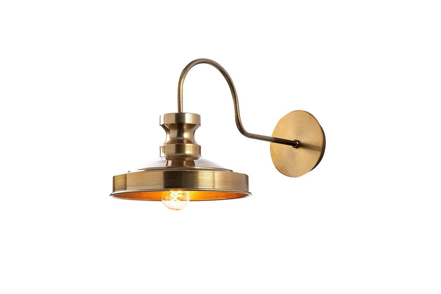 Vägglampa Adrimq Rany - Guld