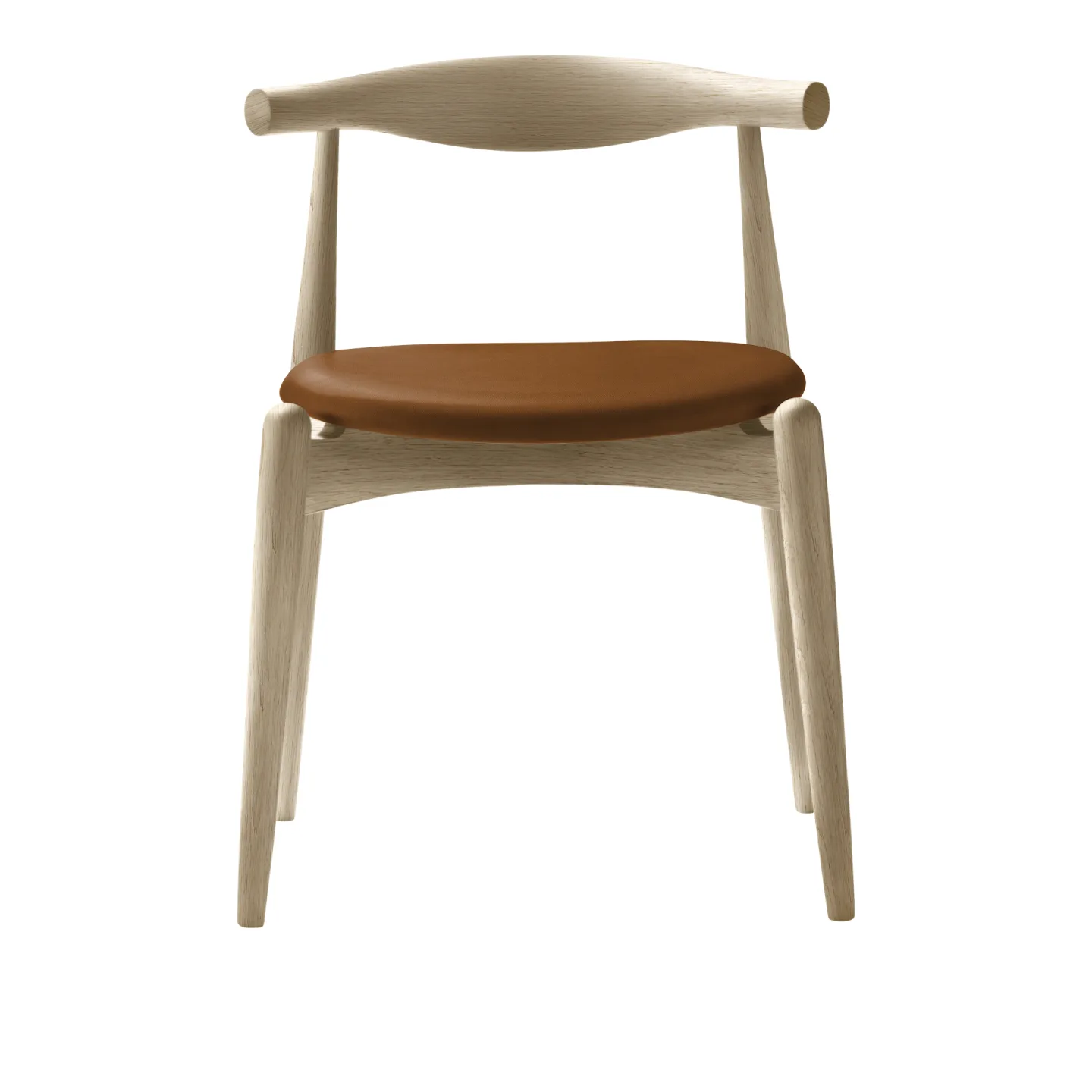 Carl Hansen - CH20, Tvålad Ek, Lädergrupp B Thor - 307 - Matstolar - Hans J. Wegner - Träfärgad - Trä