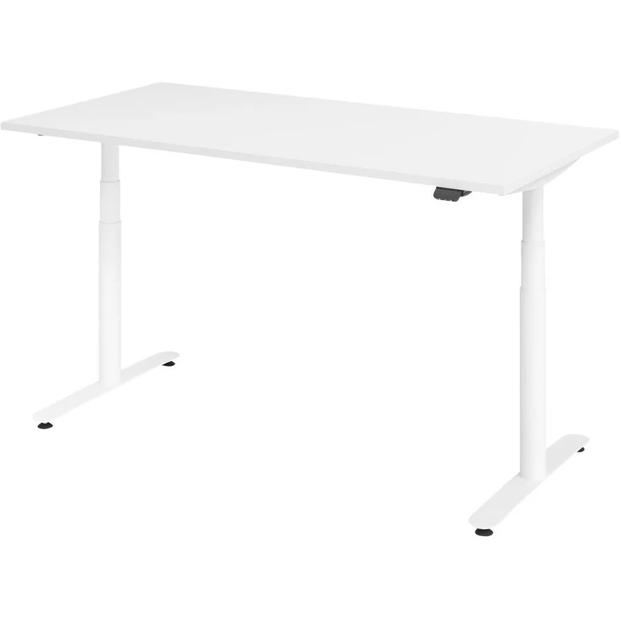Schreibtisch Flexwall weiss Holzwerkstoff/Metall Höhenverstellbar B 160 T 80 cm
