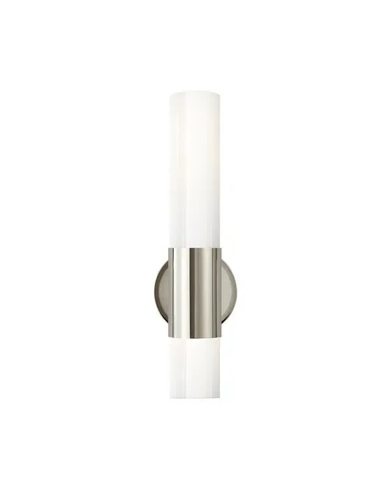 Penz Medium Cylindrical Sconce Polished Nickel
