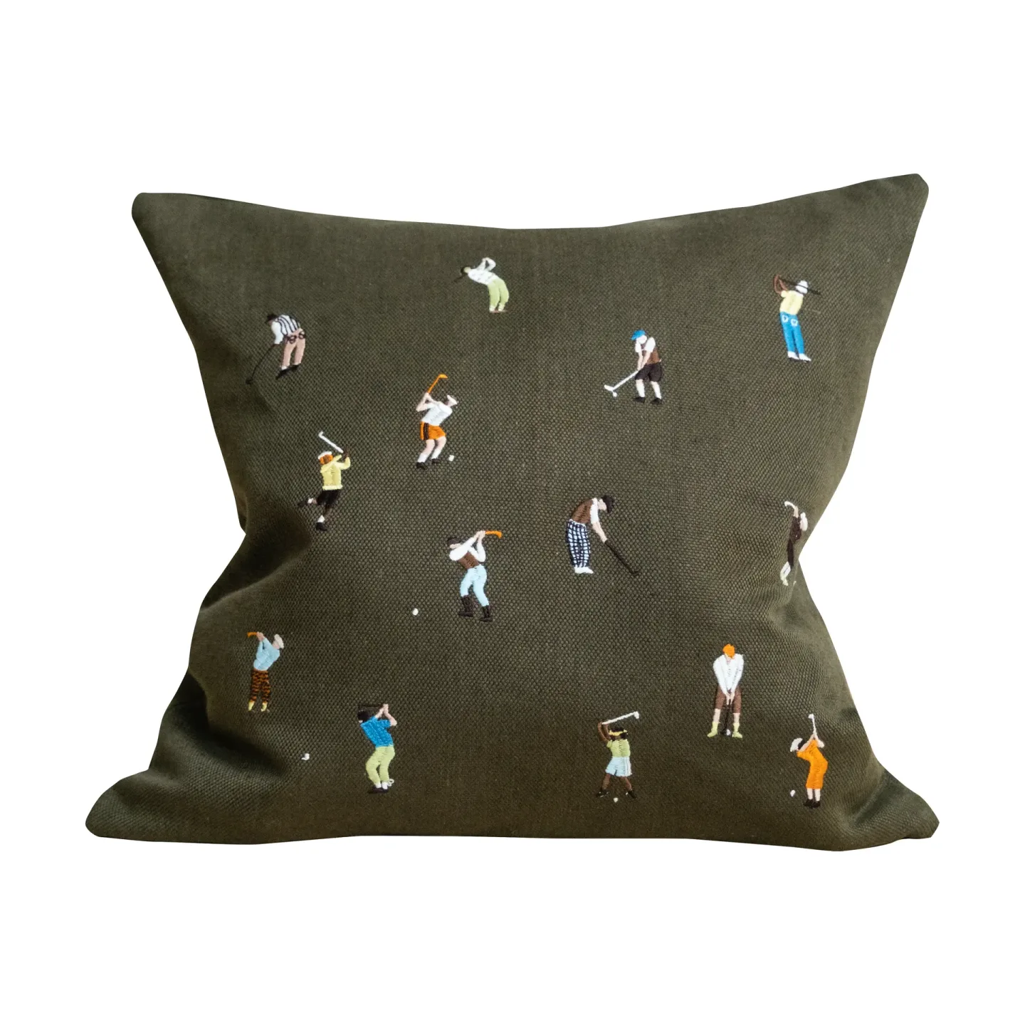 Fine Little Day Golfers Kissenbezug 48 x 48cm Green