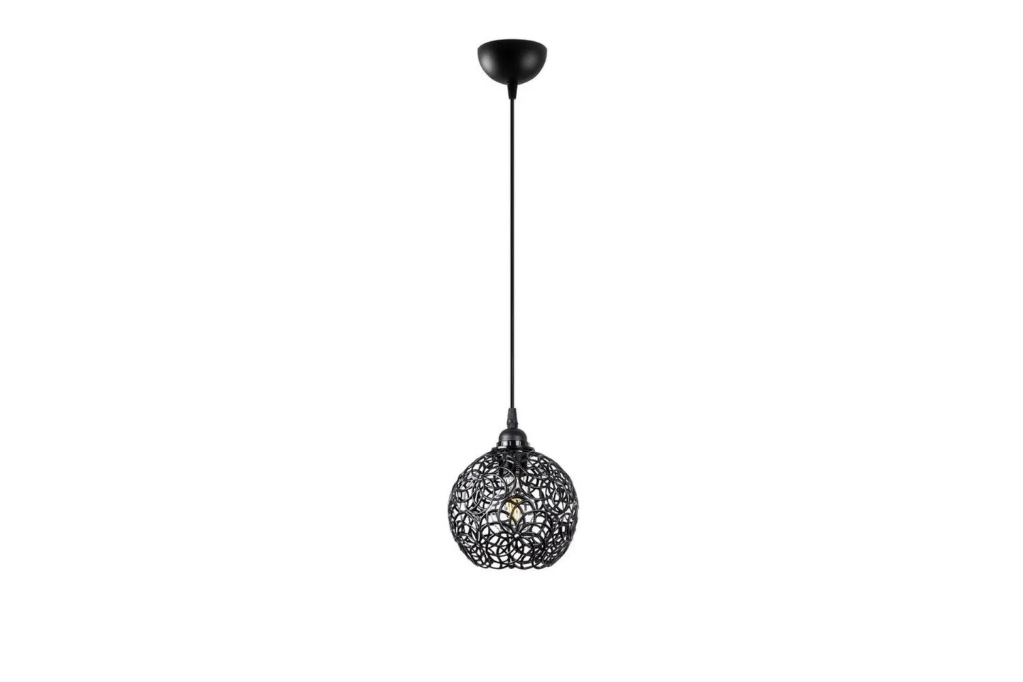 Taklampa Souvik Svart - 17 x 17 x 118 cm