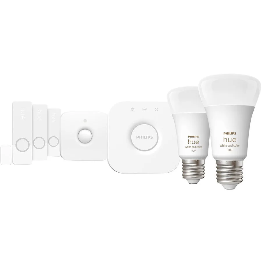 Philips Hue Secure Sensoren Starter-Set - Farbe: weiss - Material: Kunststoff - LED