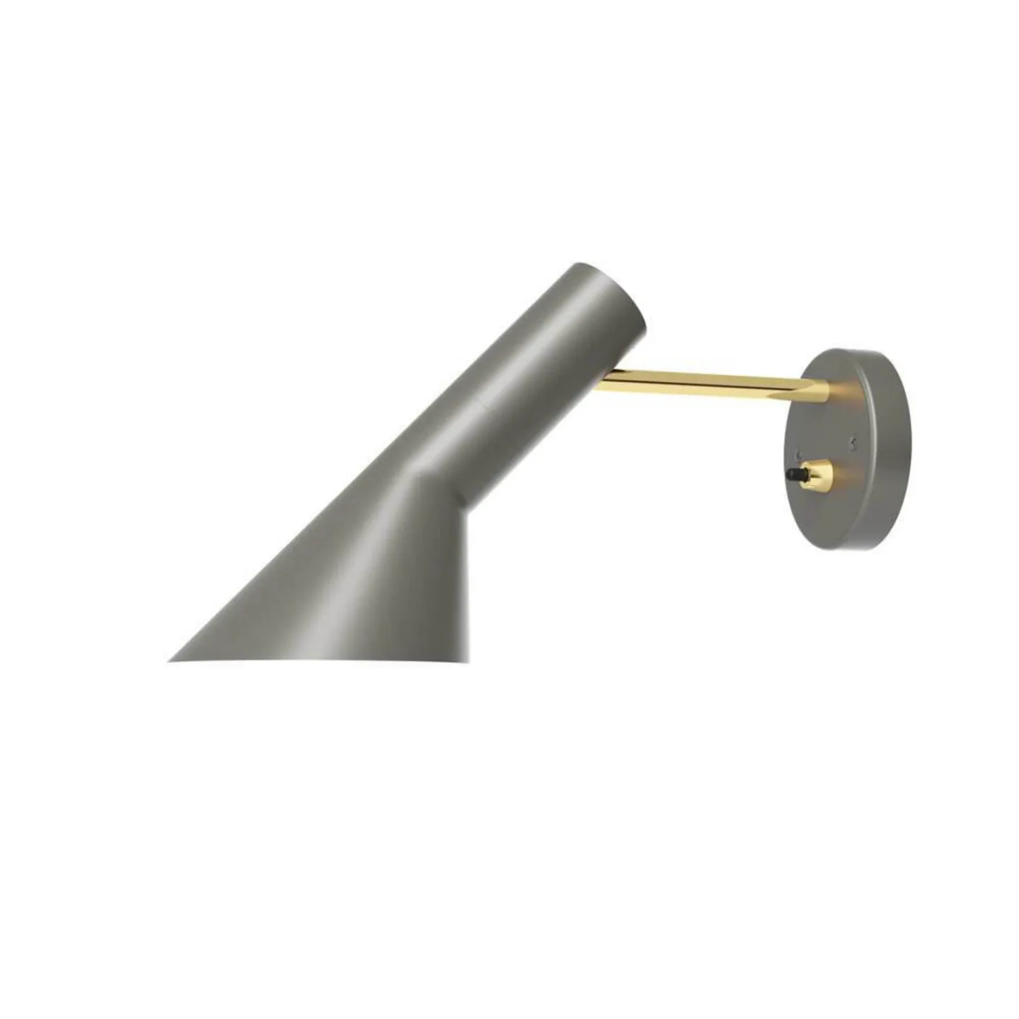 AJ Wandleuchte HW w/Switch Brass/Warm Grey - Louis Poulsen - Wohnzimmer - Metall