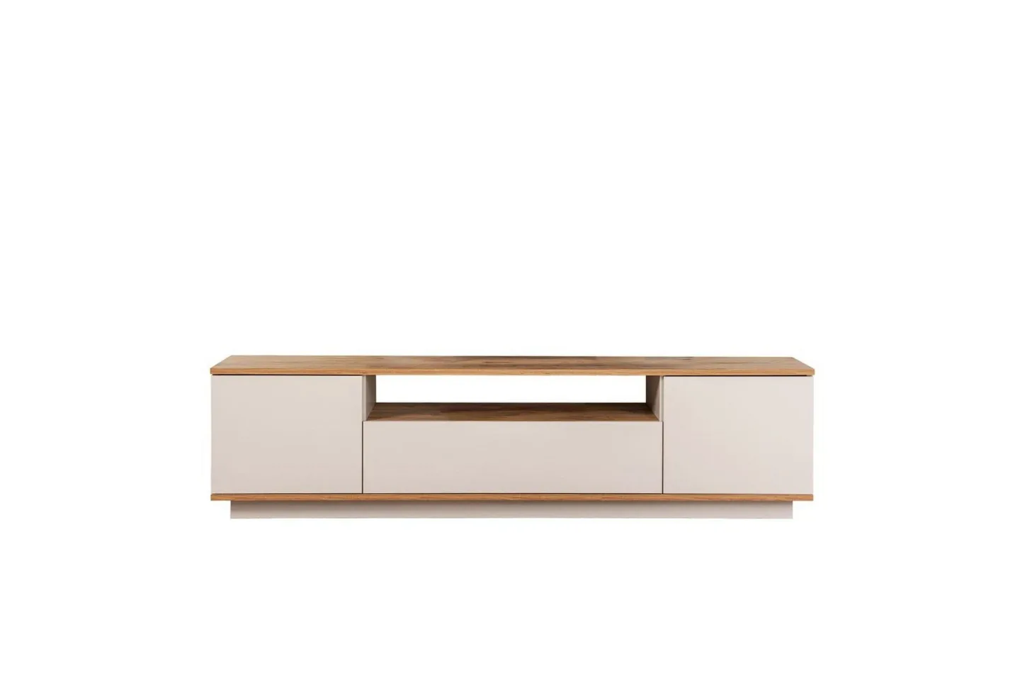 Meni Tv-bänk 180 cm - Natur/Gul