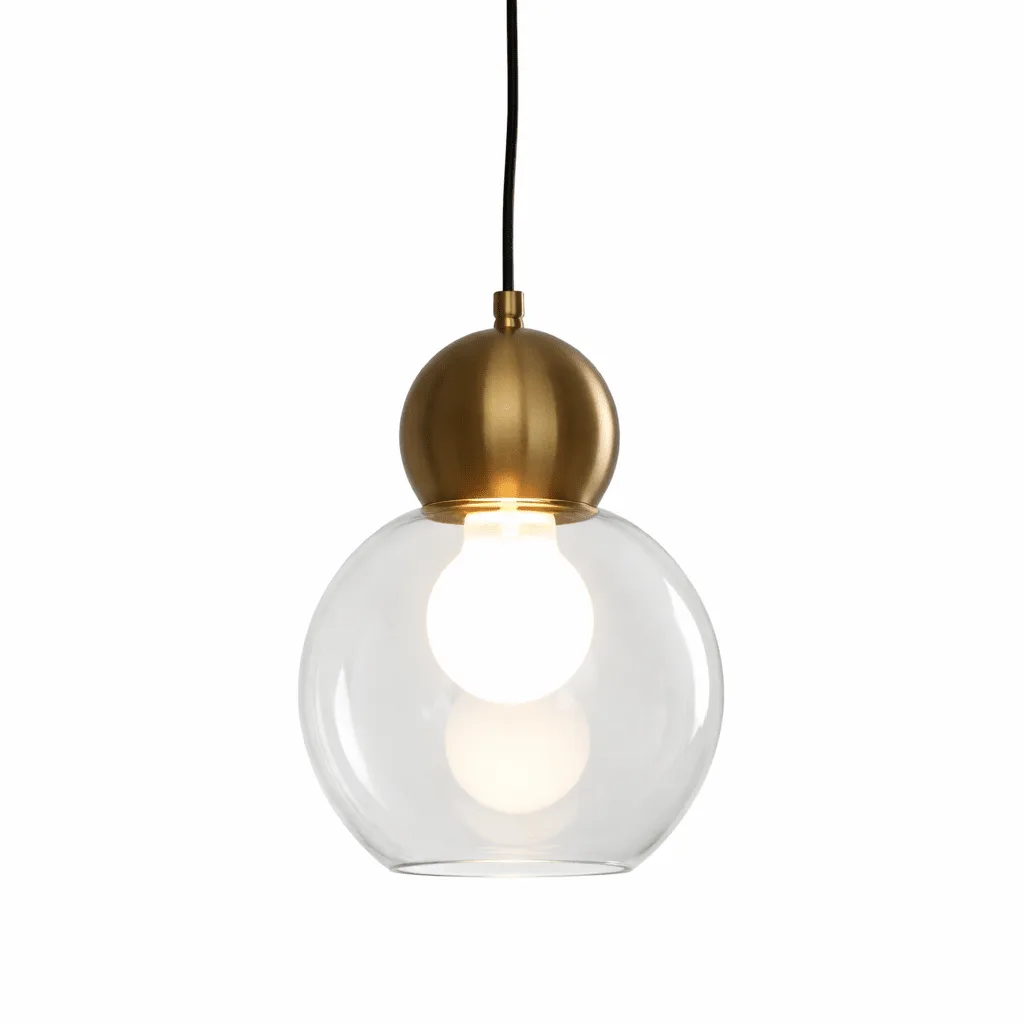 Lampan - Barba Ø15 - Fönsterlampa - Transparent/koppar