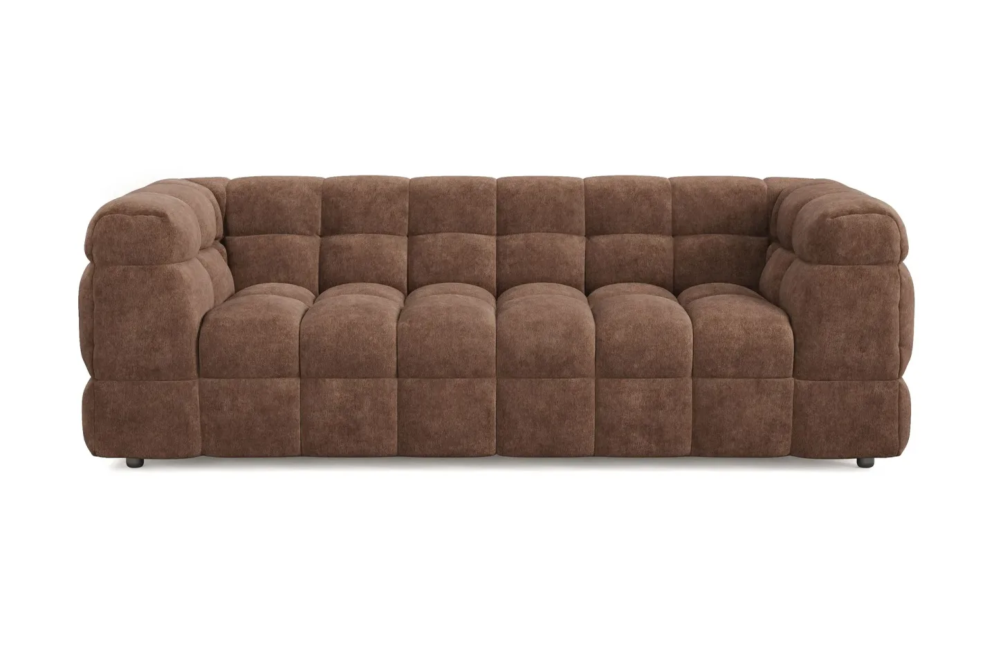 Elise 3-sits Bubblig Soffa - Brun