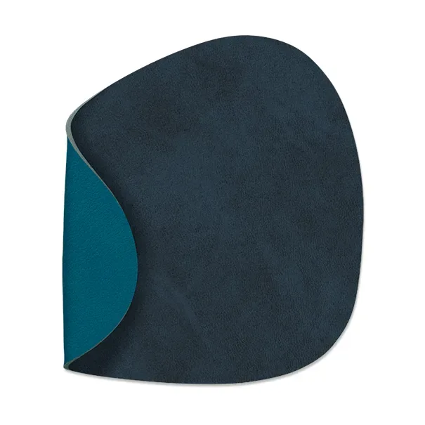 LIND DNA Nupo Glasuntersetzer curve doppelseitig 1 St. Midnight blue-petrol