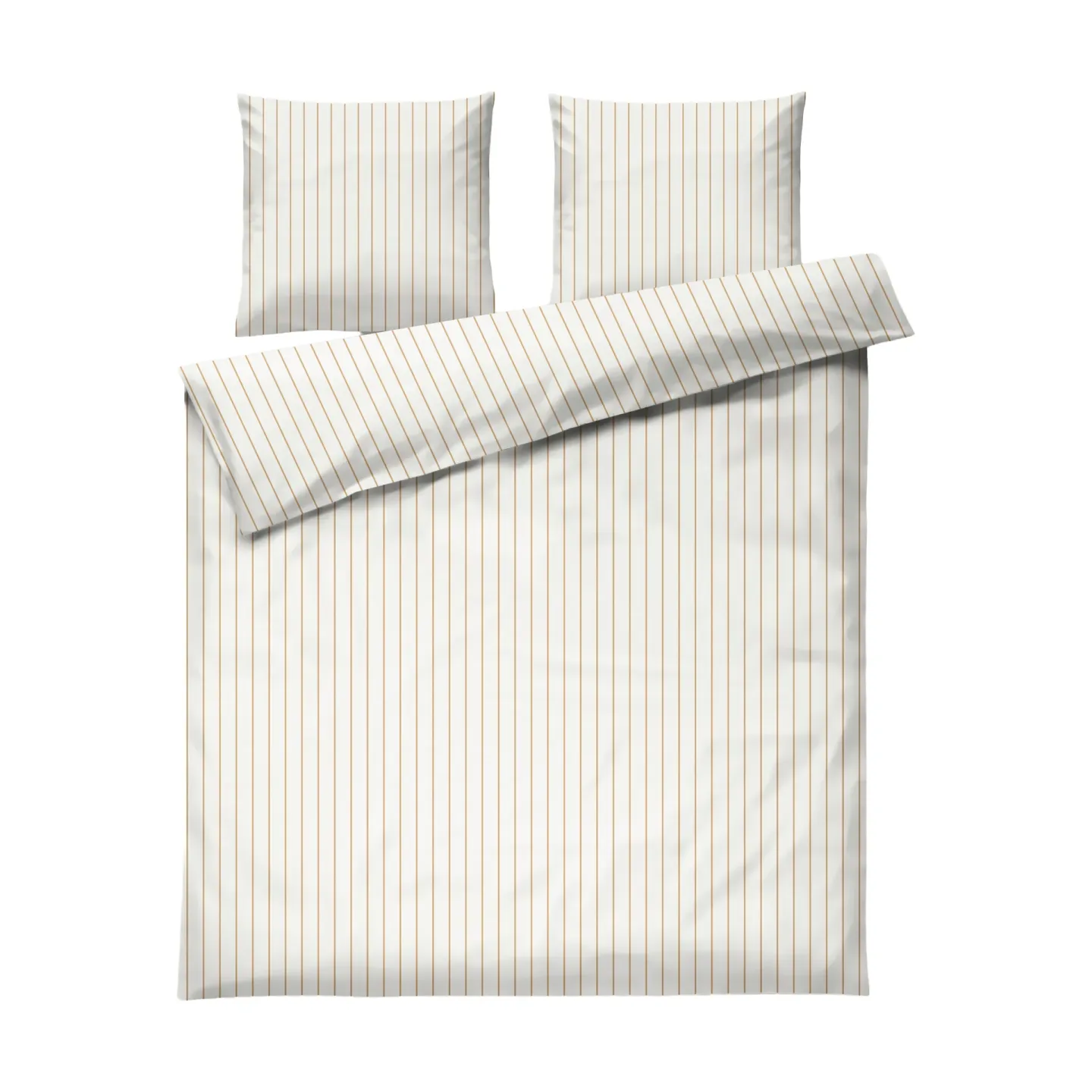 Juna Soft Bettwäscheset, 220x220/2x50x60 cm Offwhite-karamell