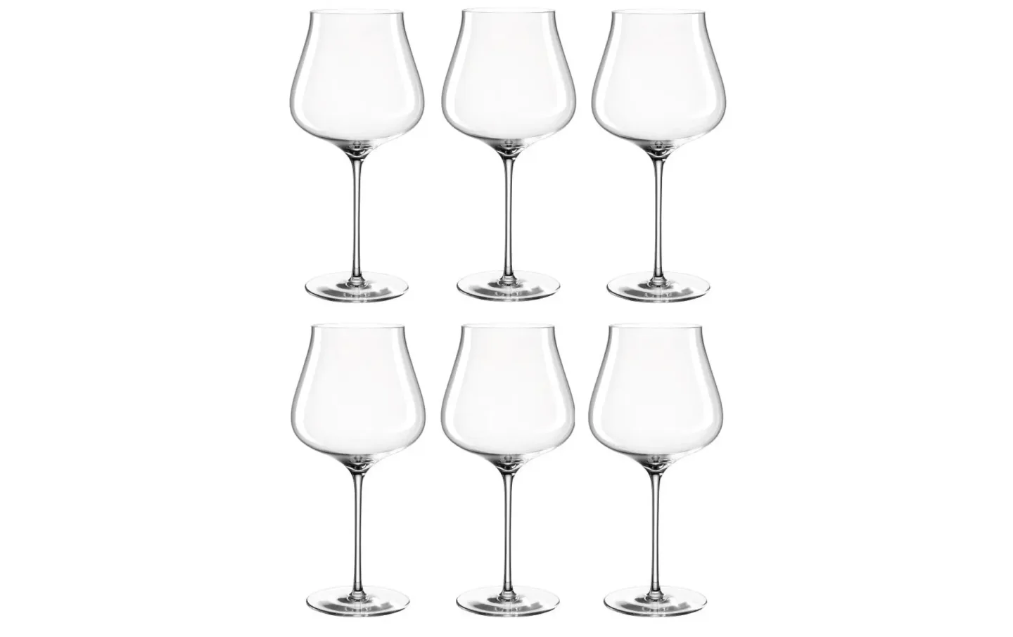 Alltron Rotweinglas Brunelli 770 ml, 6 Stück Transparent | Schubiger Möbel
