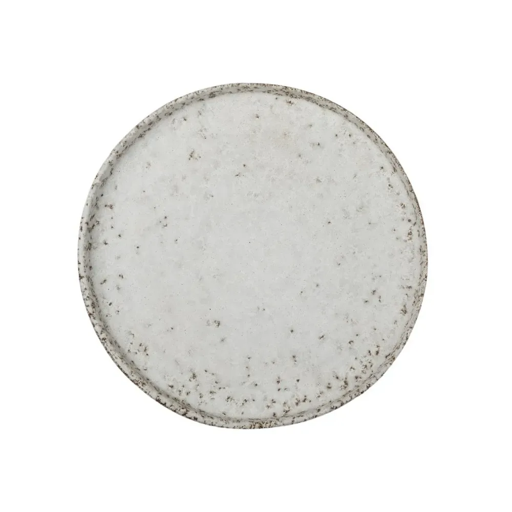 Olsson & Jensen Salz-Teller Ø19,5 cm Beige-Weiß