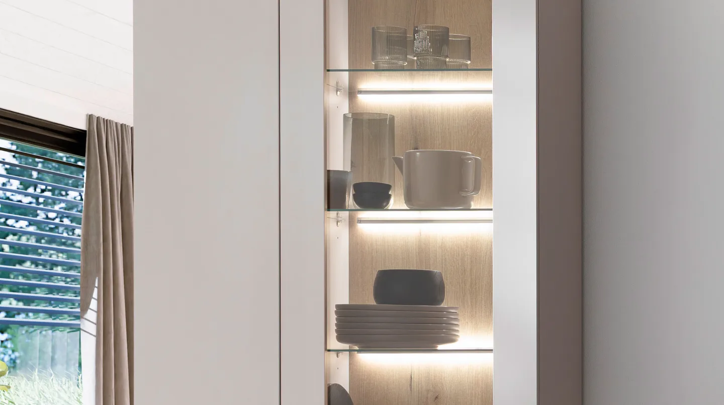 LED-Rückwandbeleuchtung für Vitrine - 3er Set - REMOLINO
