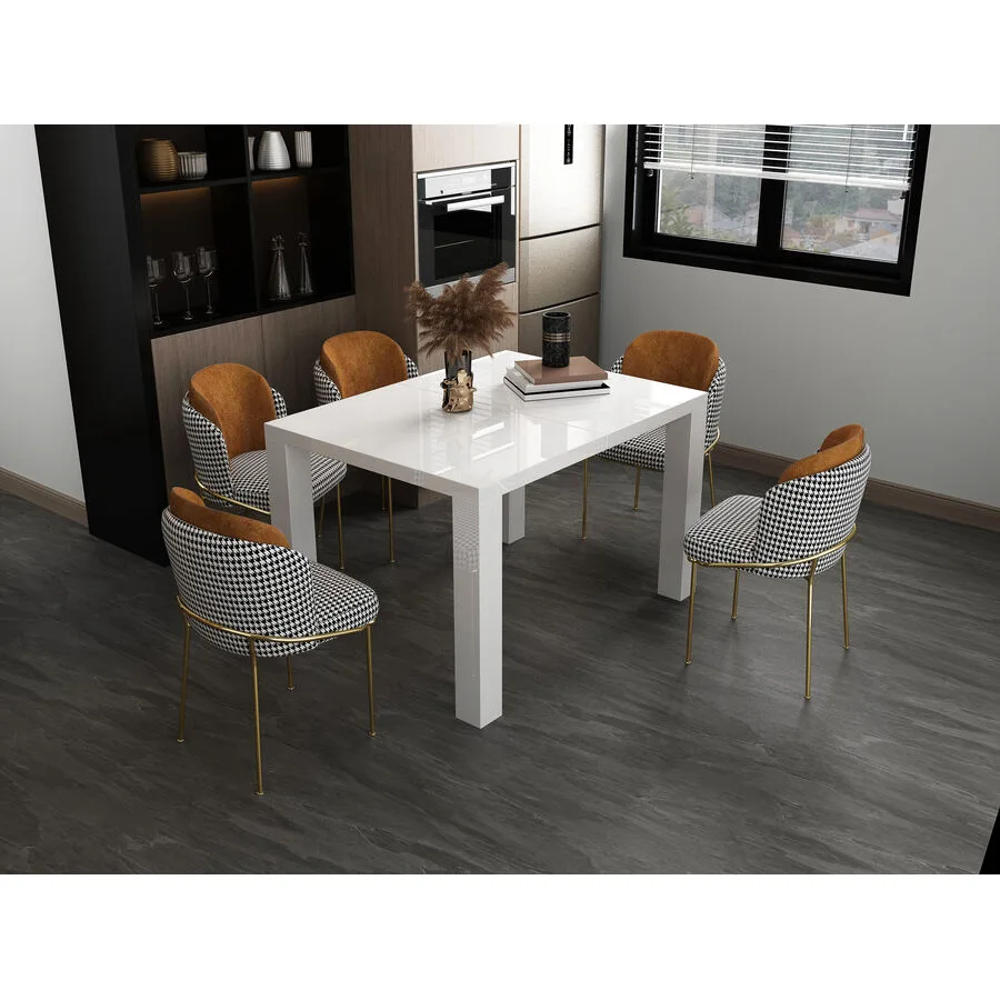Tisch Damian Weiss MDF B 120 T 80 cm