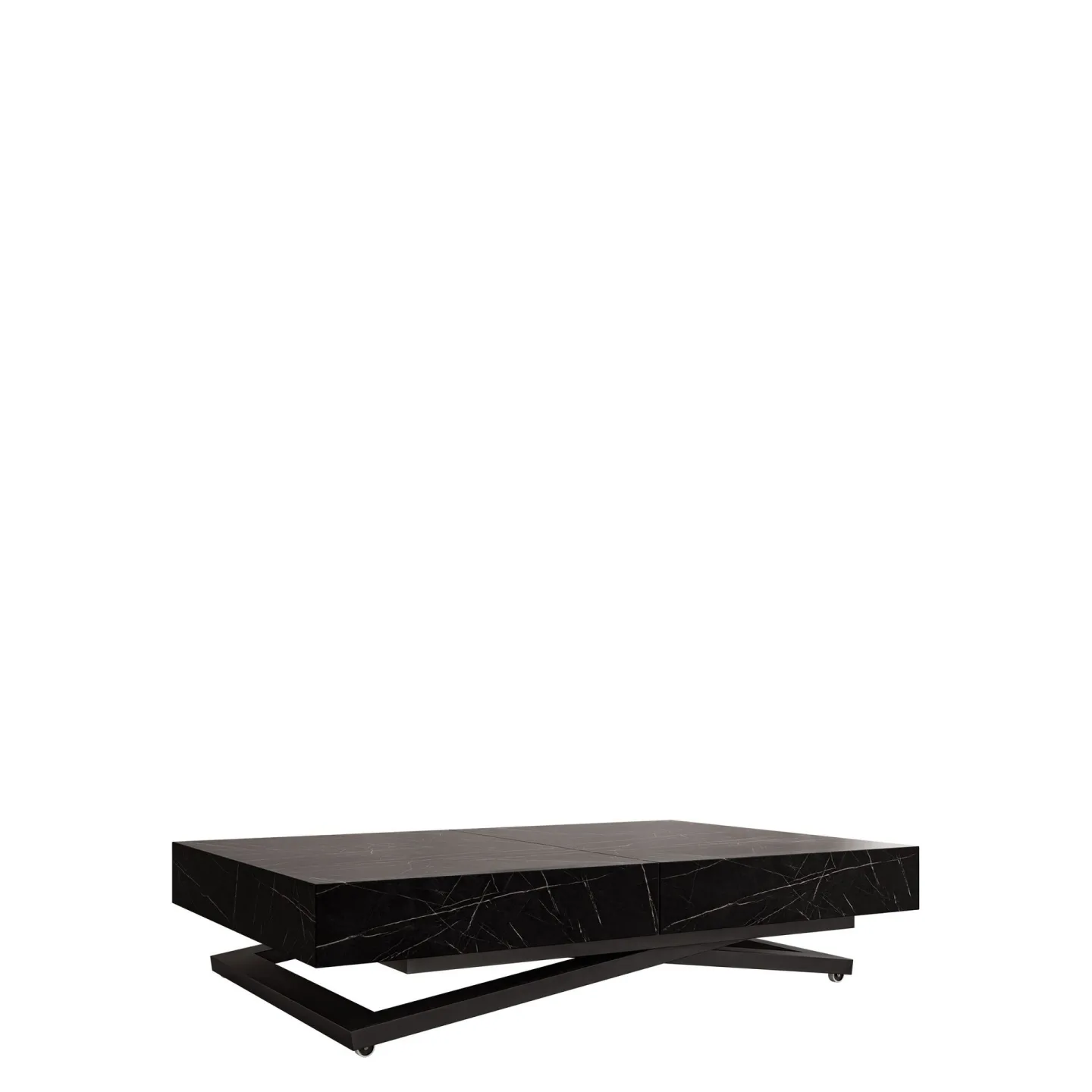 Avendi Soffbord 120 cm - Svart, svart marmor