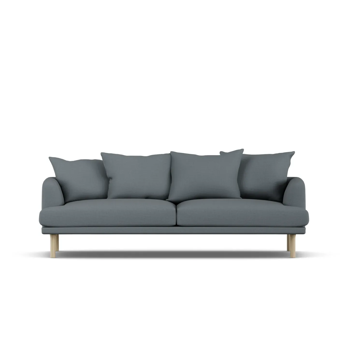 1898 Sjövik Sofa Same Blue 6678-Eiche weiß geölt, 3-sitzig