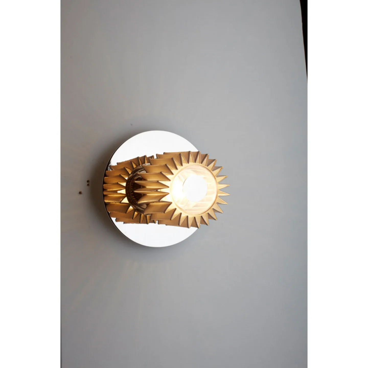 In The Sun 190 Wandleuchte Silber/Gold - DCW - Wohnzimmer - Metall