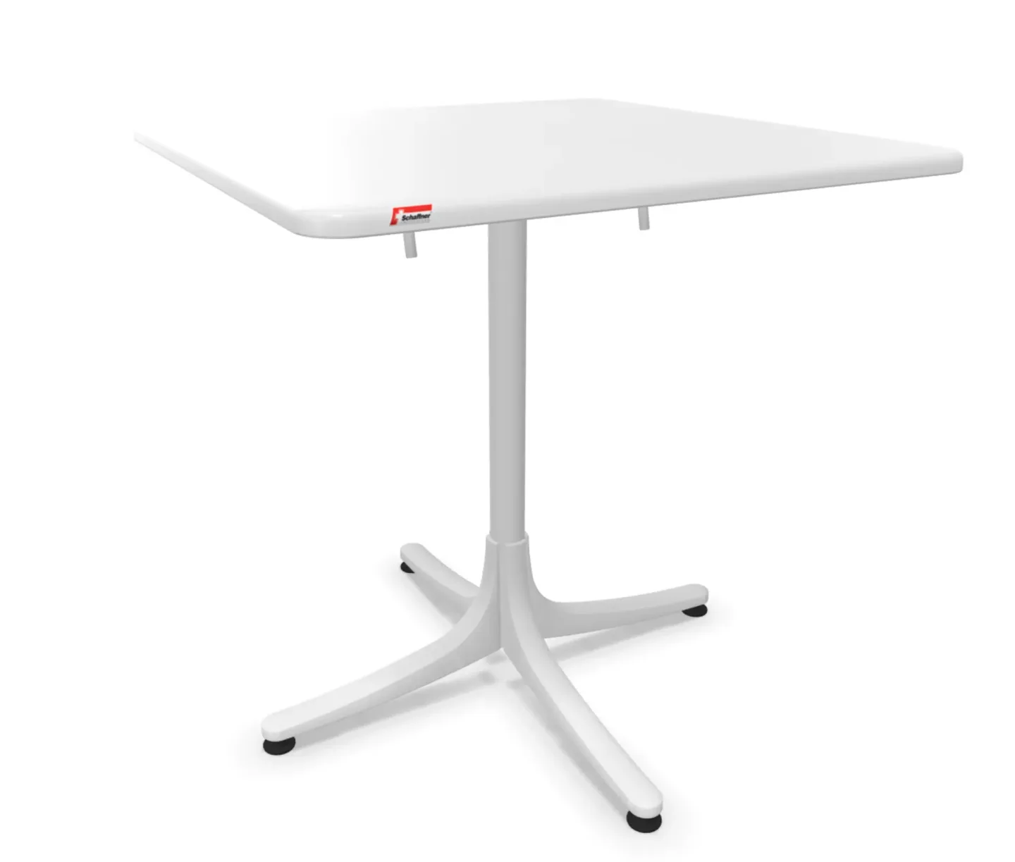 Schaffner Gartentisch Schaffhausen 70x70 cm Weiss | Schubiger Möbel