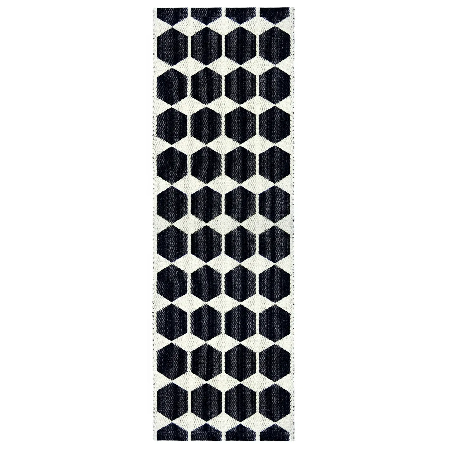 Brita Sweden Anna schwarzer Teppich 70x140 cm