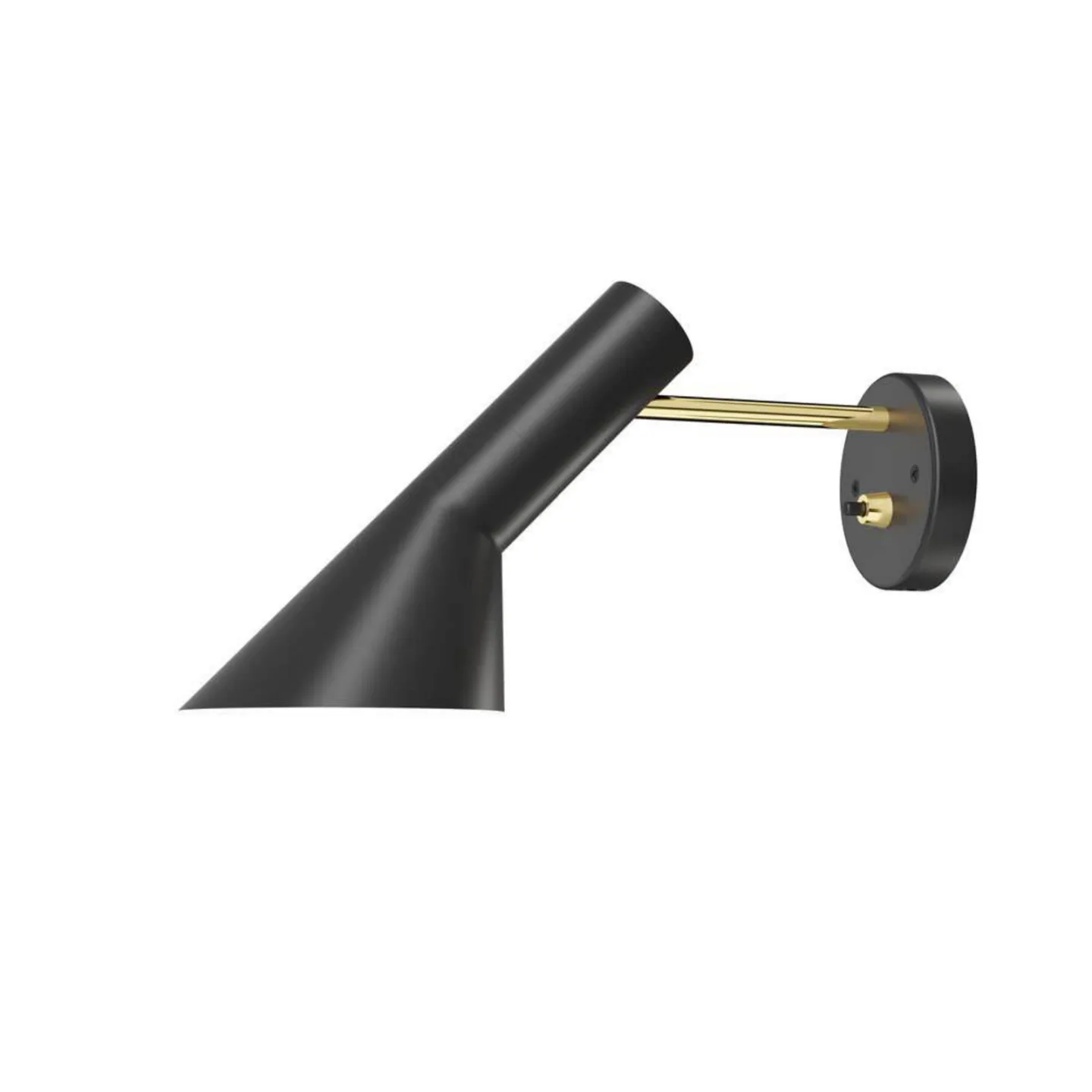 AJ Væglampe HW w/Switch Brass/Black - Louis Poulsen - Stue - Metal
