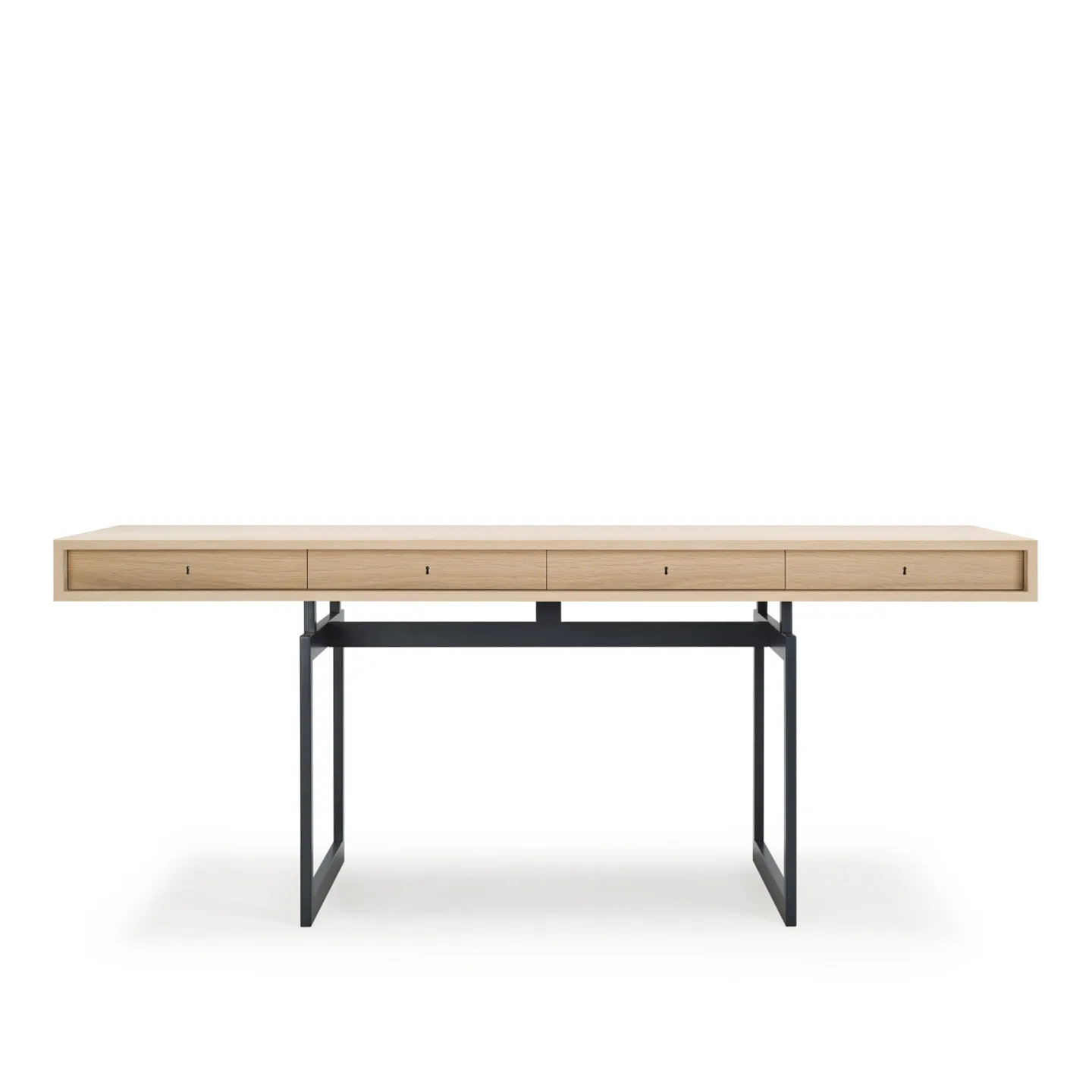 Karakter - Office Desk, Oak Top, Grey Frame - Skrivbord - Bodil Kjær