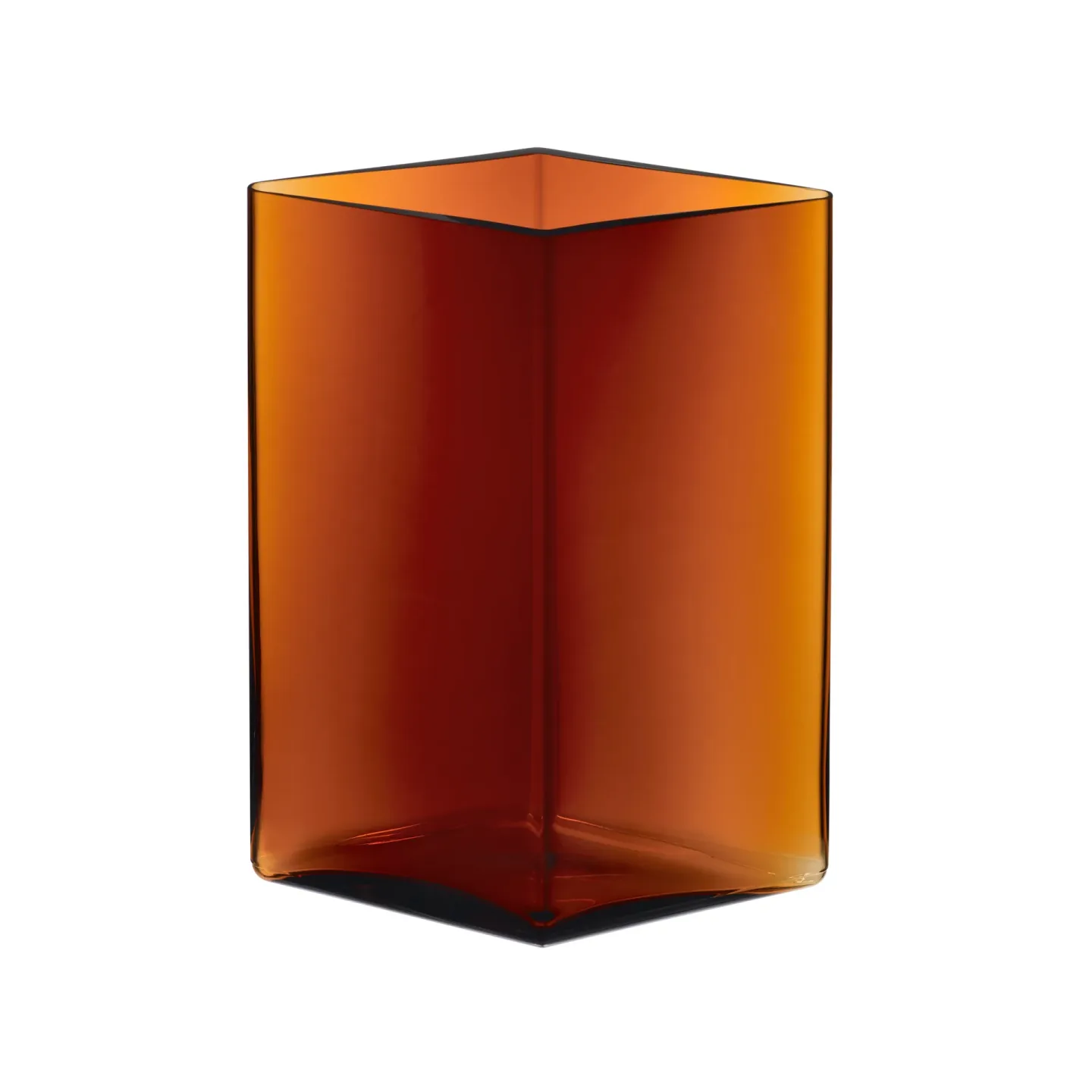Iittala Ruutu vas 20,5 x 27 cm koppar