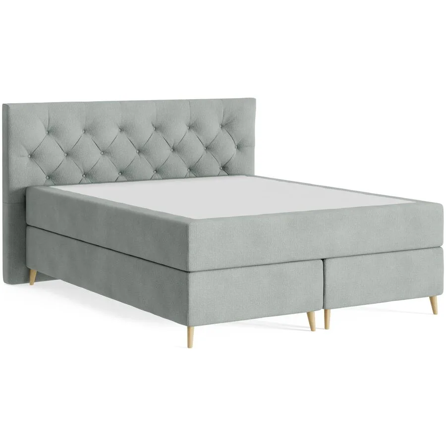 Boxspringbett Sørensen Wish - 193 Eucalyptus 160 x 200 cm - Möbel Konfigurator: Traummöbel individuell zusammenstellen