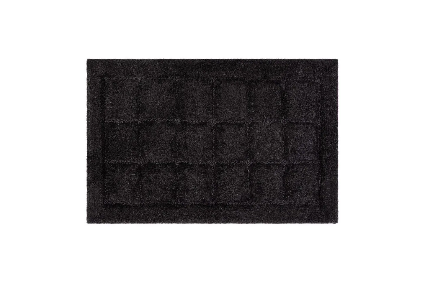 Badrumsmatta Square - 70x120 cm, Black