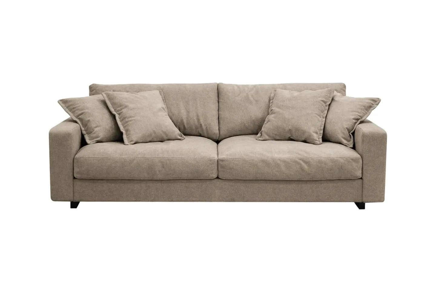 Valencia Extra Djup 3-sits Soffa i Chenille - Brun