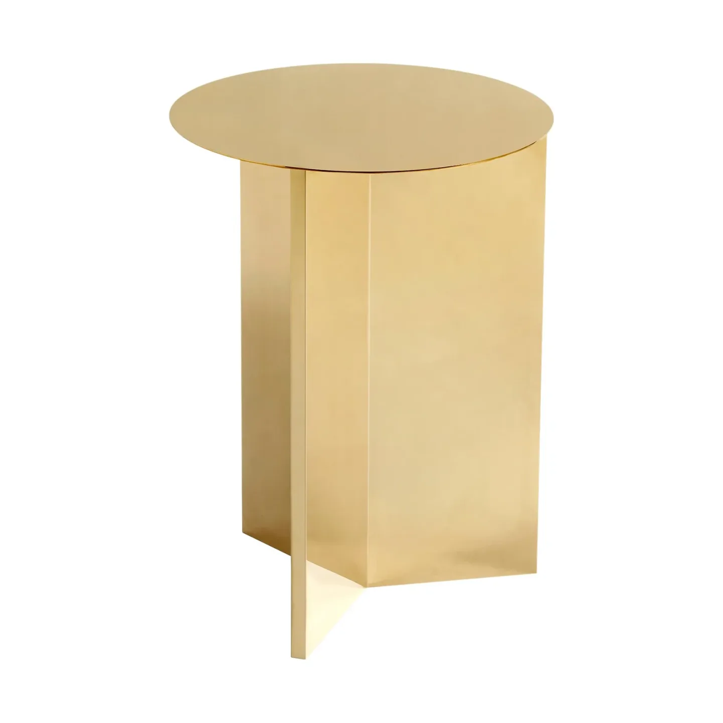 HAY Slit high sidobord Ø35 cm Brass