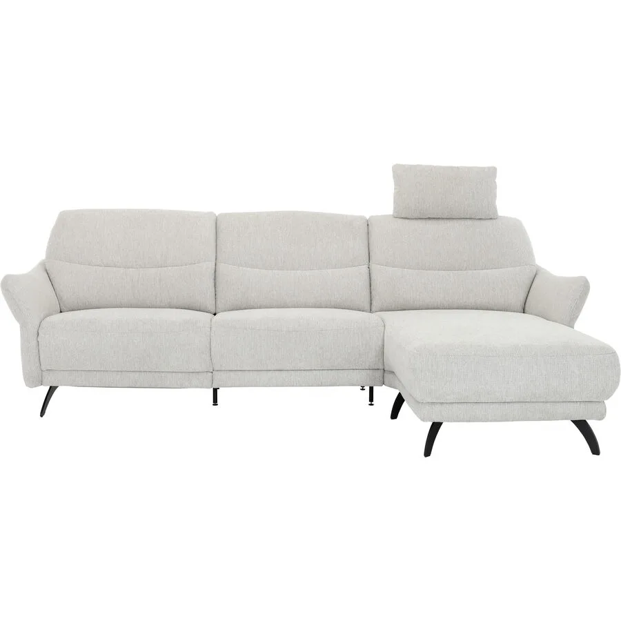 Ecksofa Nufenen Beige Polyester 256 cm 156 cm