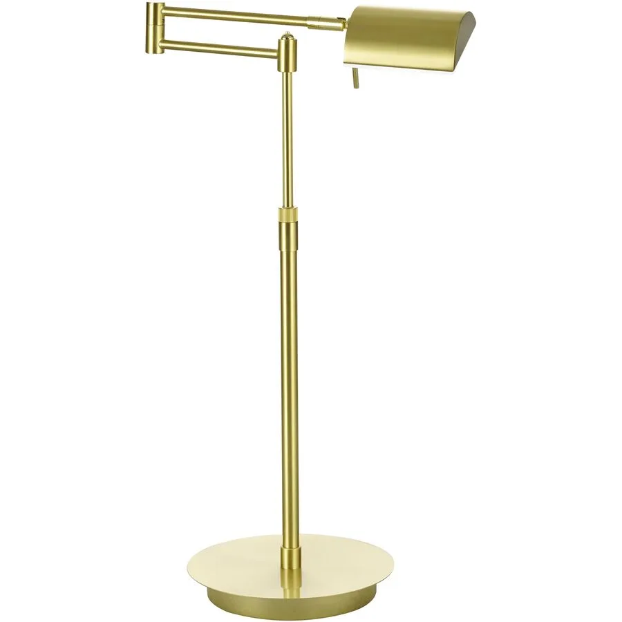 Tischlampe Gaio Gold Messing/Kunststoff 60 cm - Material: Messing, Acrylglas - LED - Lichtfarbe: Warmweiss - LED Energiesparlampen