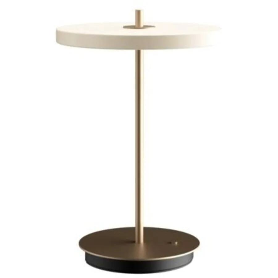 Asteria Move Portable Tischleuchte V2 Pearl White - UMAGE - Wohnzimmer - Design - Metall - Mit Schirm