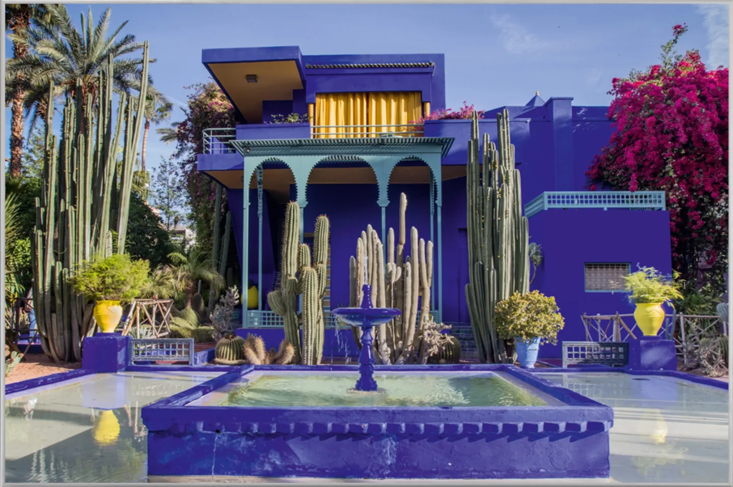 image LAND Bild mit Rahmen Garten in Marrakesch | Schubiger Möbel