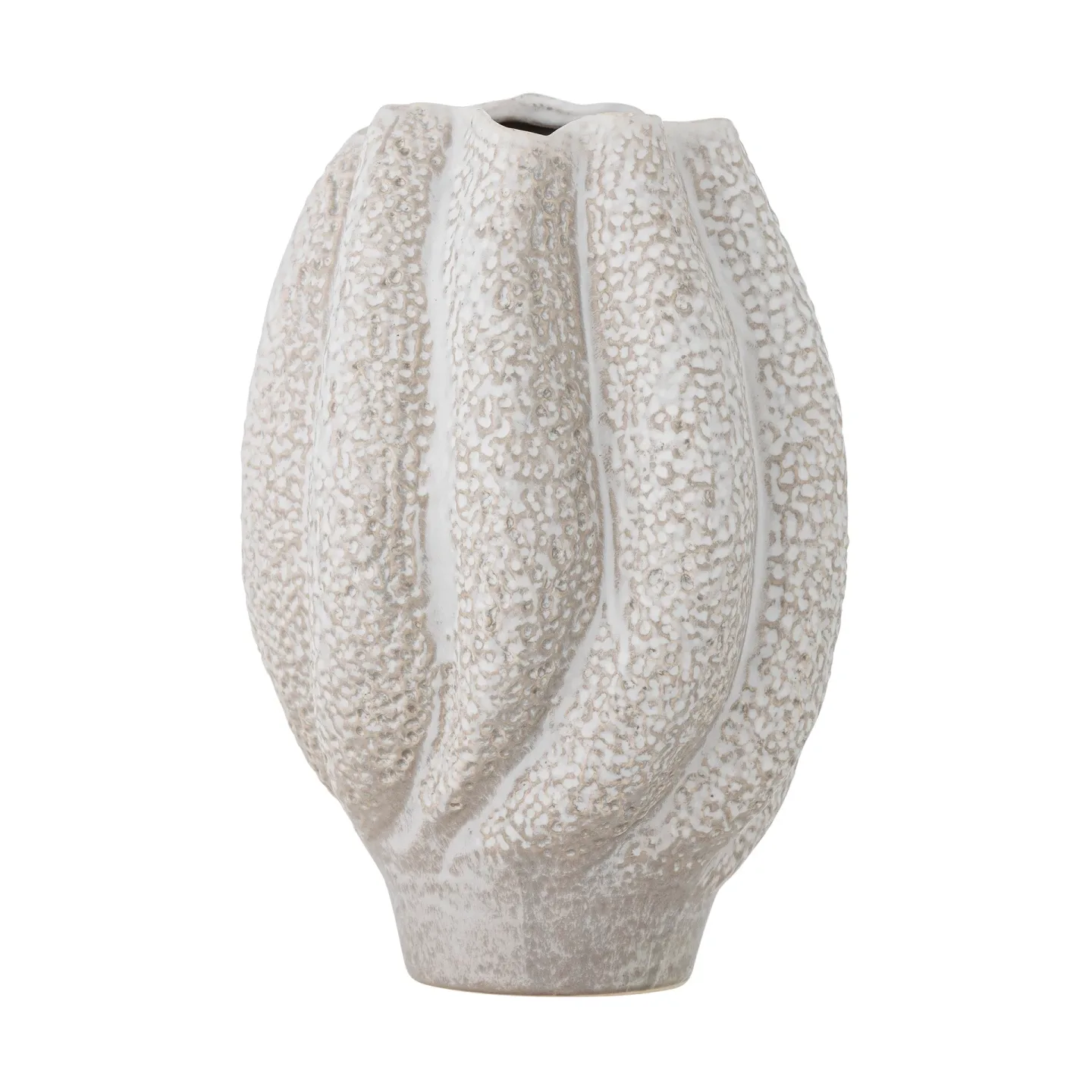 Bloomingville Cove Vase 28 cm Weiß