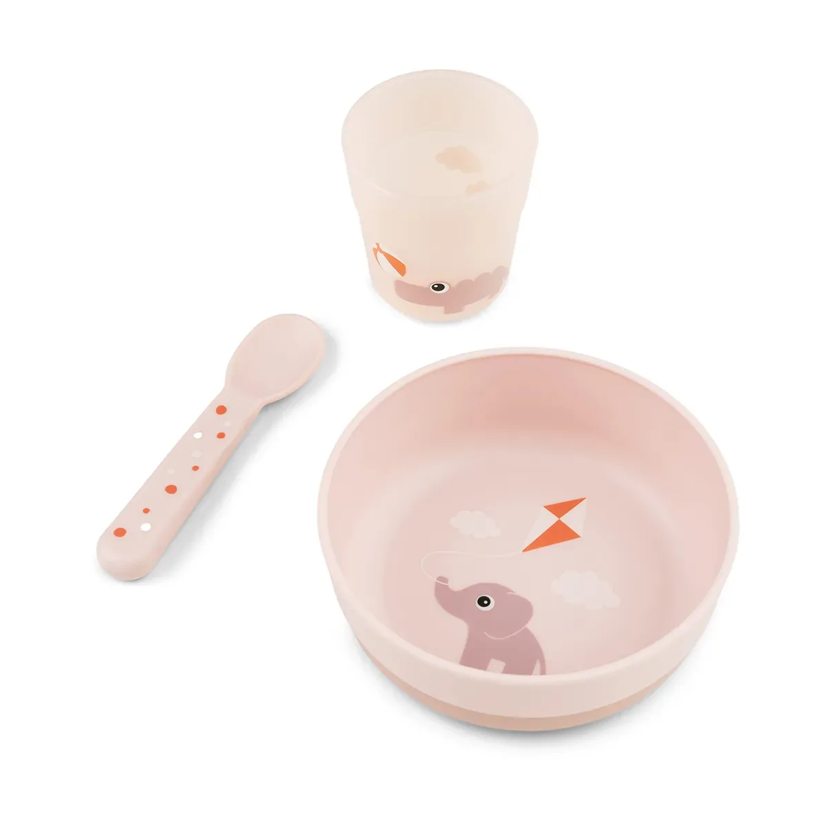 Done by deer Playground Foodie First Meal Servierset 3 Teile Powder
