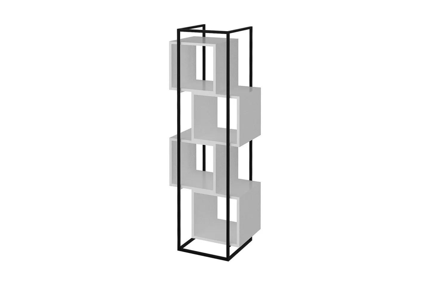 Hammann Bokhylla 52 cm - Svart|Vit