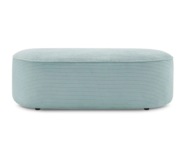 Hocker BOBOCHIC ROUSSEAU 70x140x45cm cord-stoff hellblau