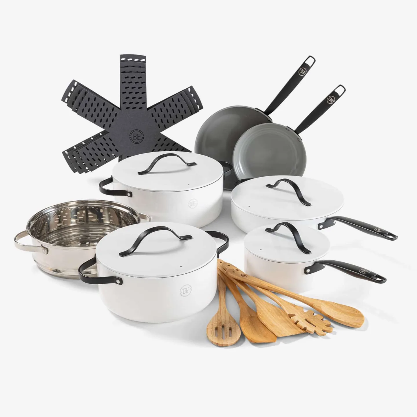 BE Living Essential Grytesett 20 deler - Hvit