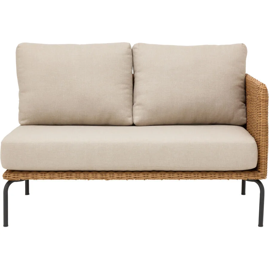 Loungeelement Venta braun Stahl T 75 cm