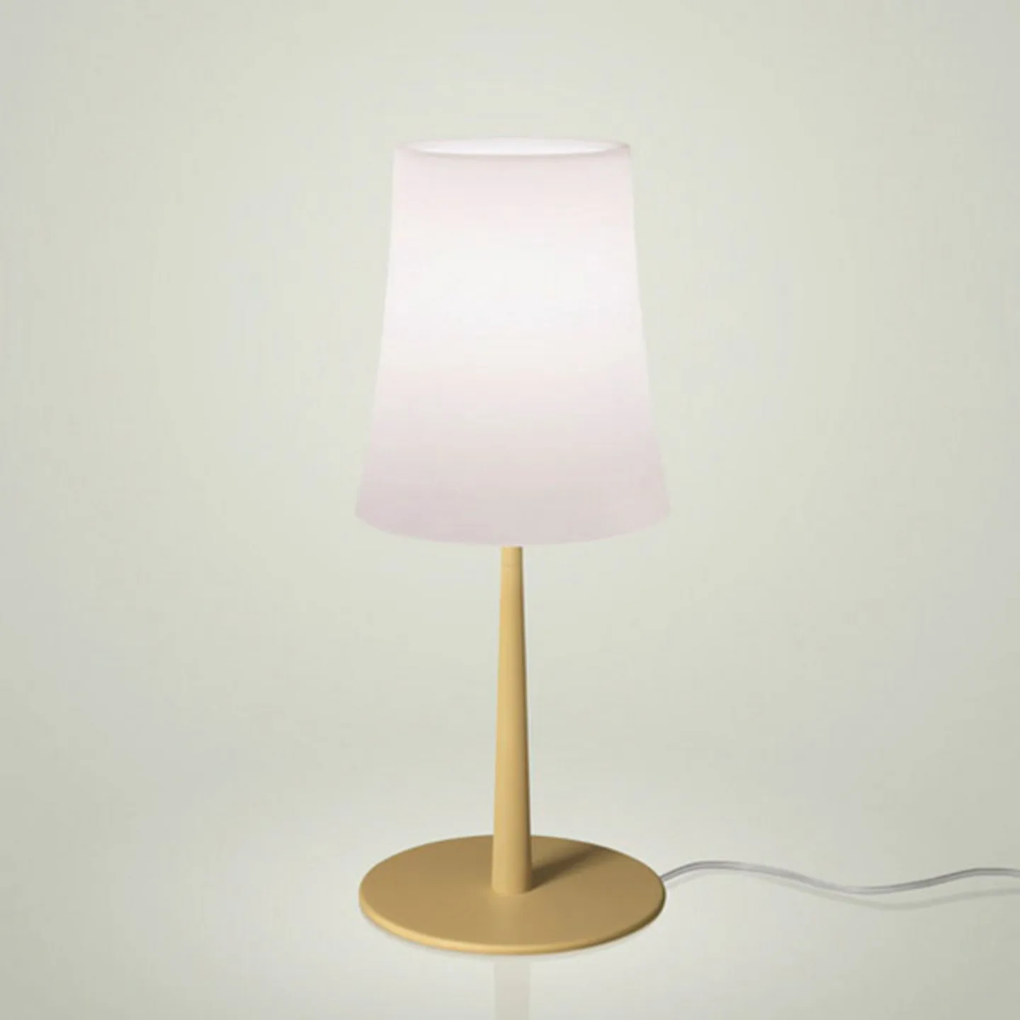 Birdie Easy bordslampa Yellow - Foscarini - Vardagsrum - Design - Metall - Med lampskärm
