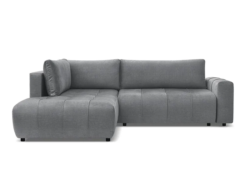 Ecksofa BOBOCHIC ARSENE Samt dunkelgrau