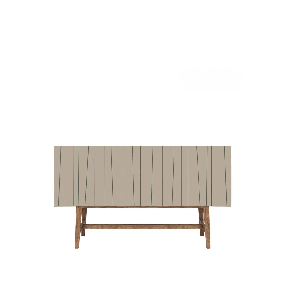 Asplund Vass 60 180 Sideboard Dark sand, dark smoked oak p6 Gestell