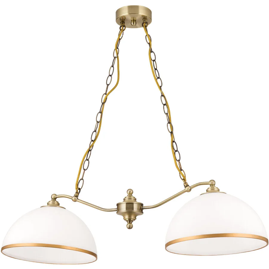 Pendellampe Old Lamp Stahl 30 cm - Farbe: Altmessing