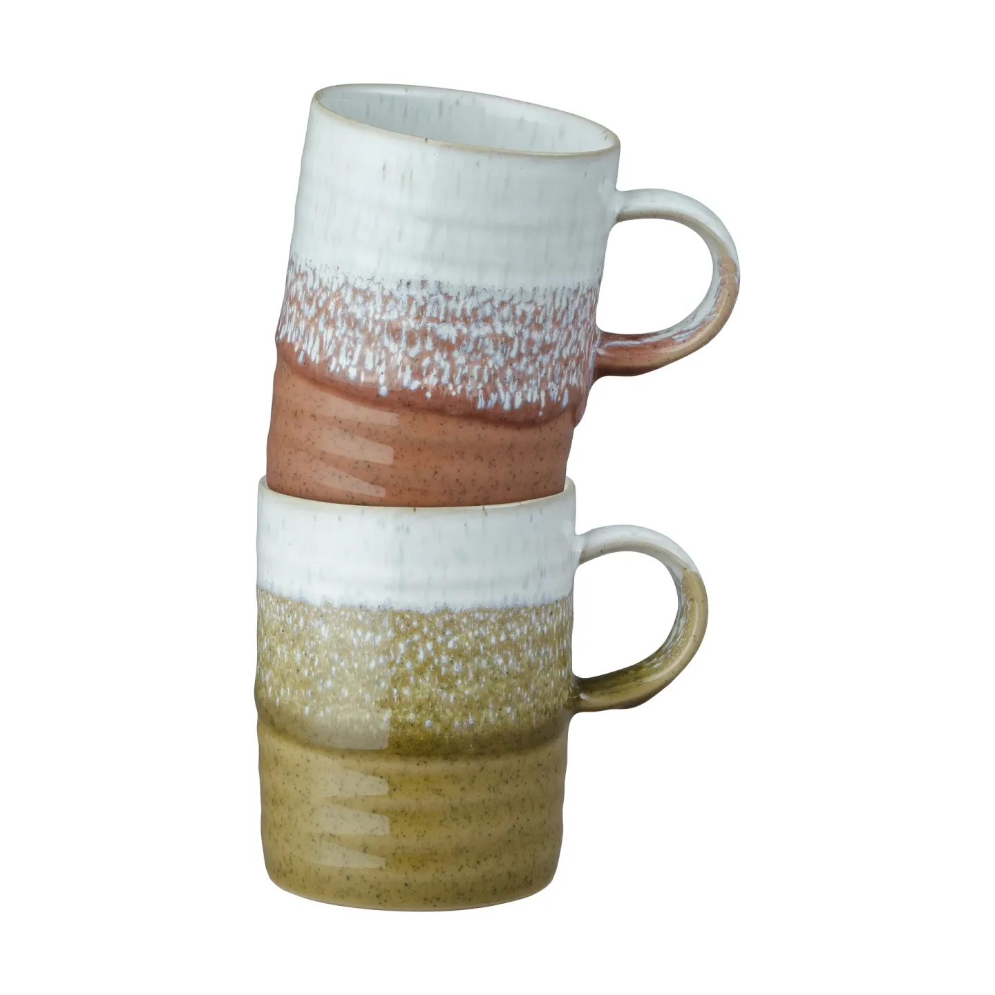 Denby Kiln Accents Becher 40 cl 2 Teile Ochre-rust