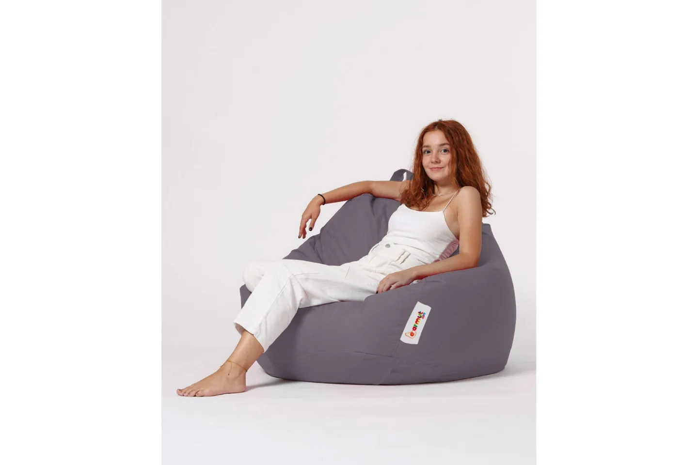 Sittsäck Utomhus Hunny 115 cm - Grå