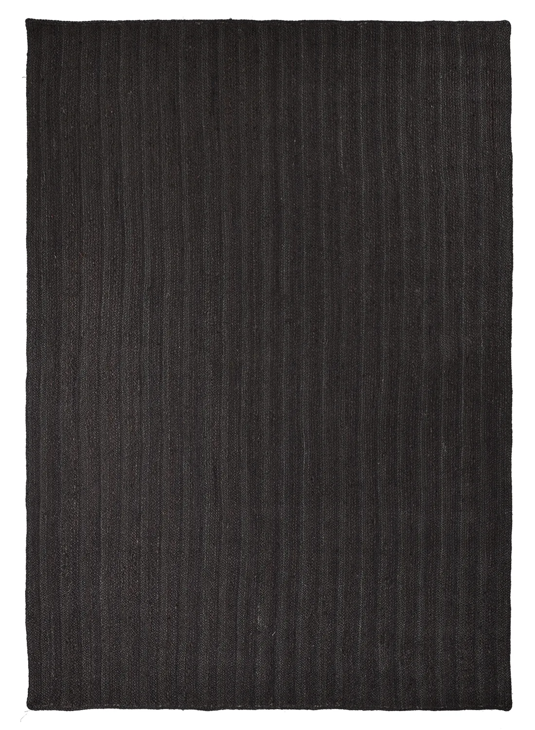 Juteteppe - Amasia (svart) (Størrelse: 160 x 230 cm)