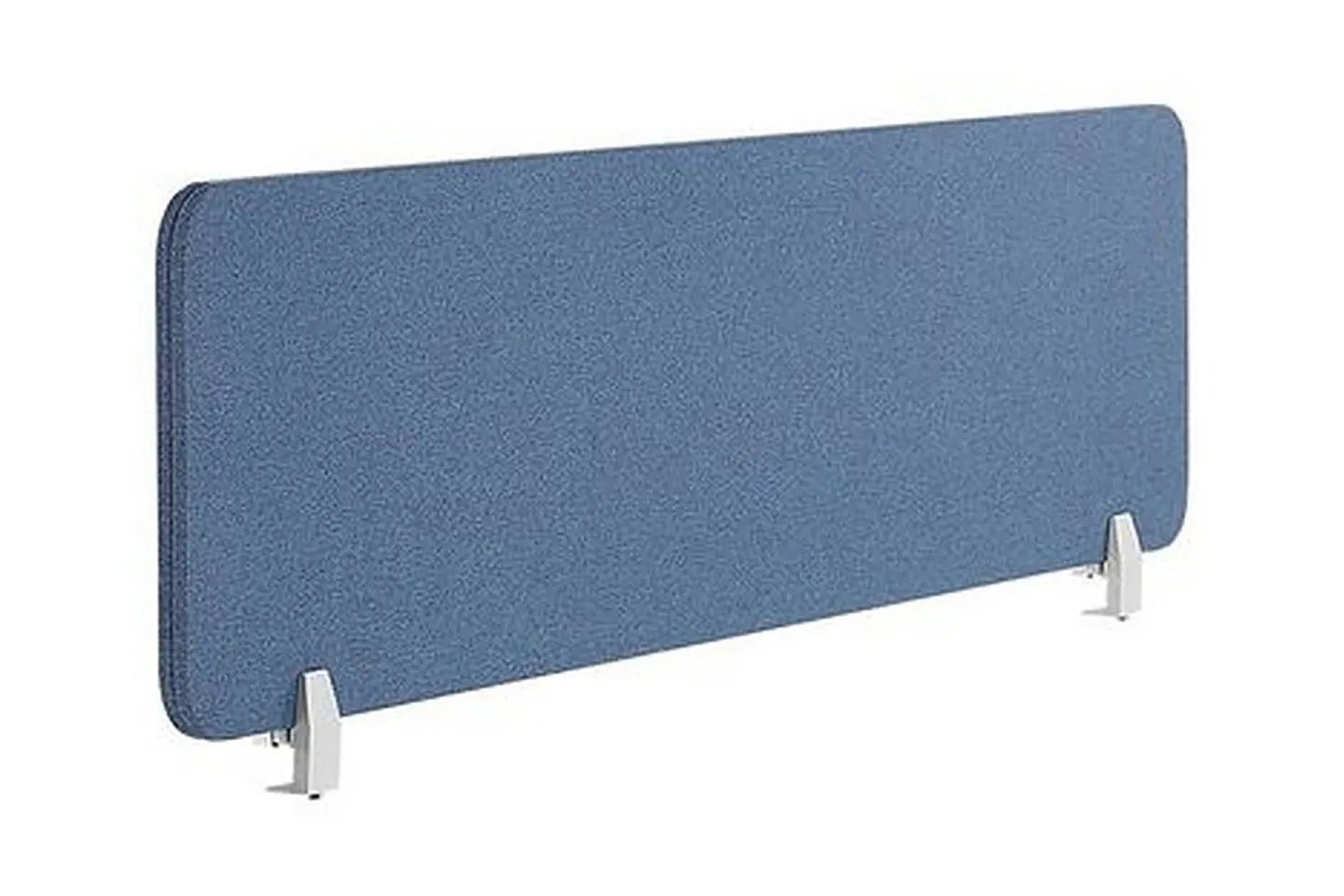 Avskärmning för skrivbord 160 x 40 cm blå WALLY - Blå
