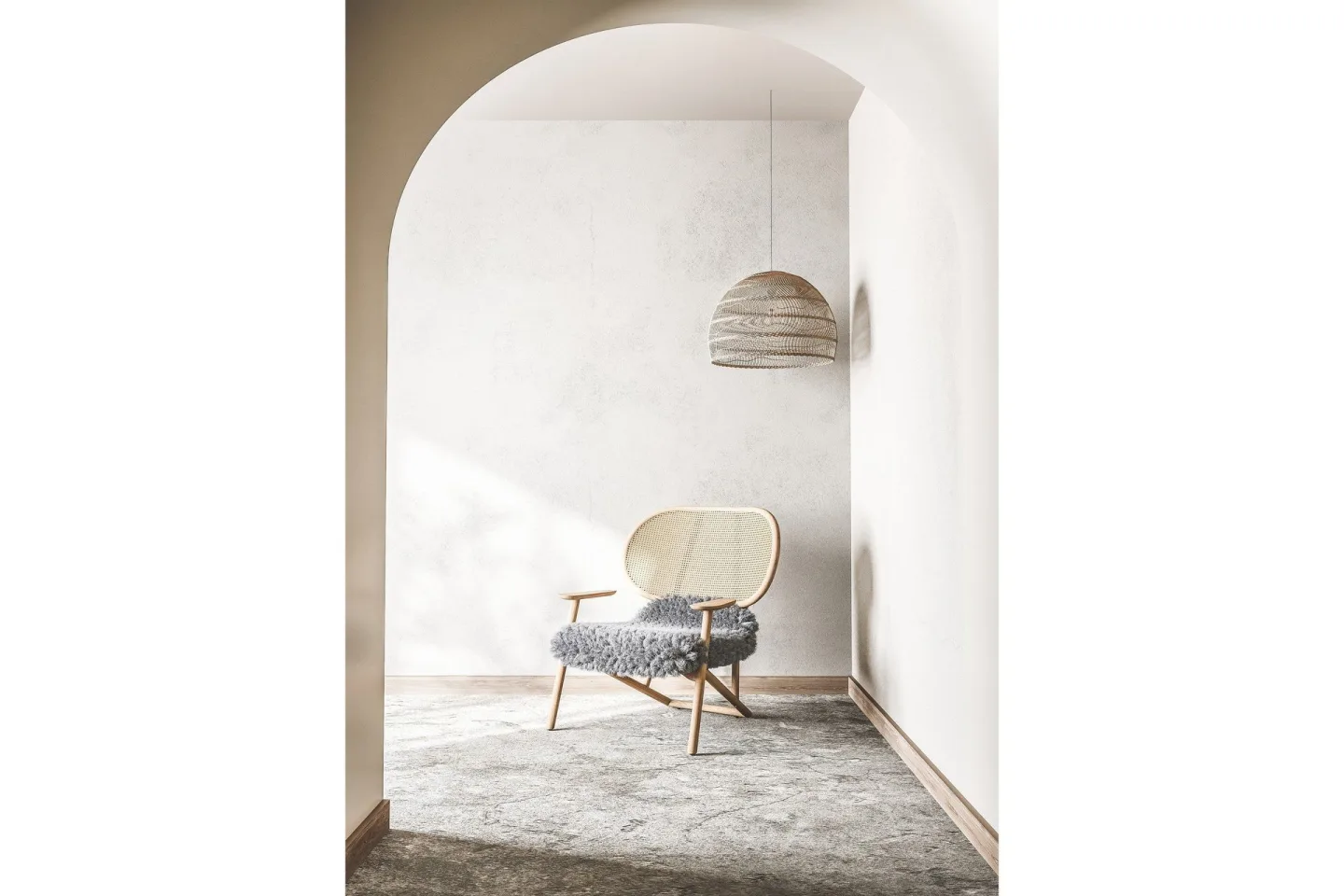 Poster Lounge Chair 50x70 cm - Beige