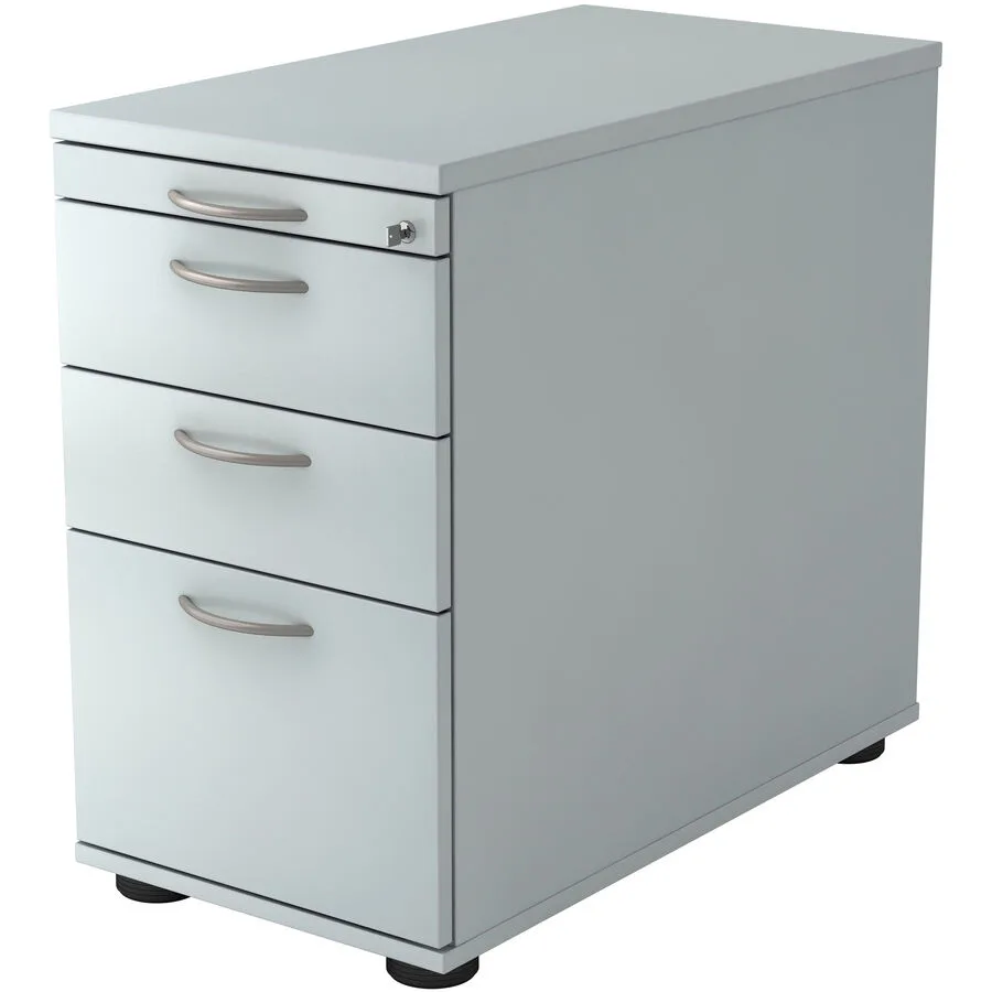 Standcontainer Office grau Holzwerkstoff B 42.8 H 76 cm