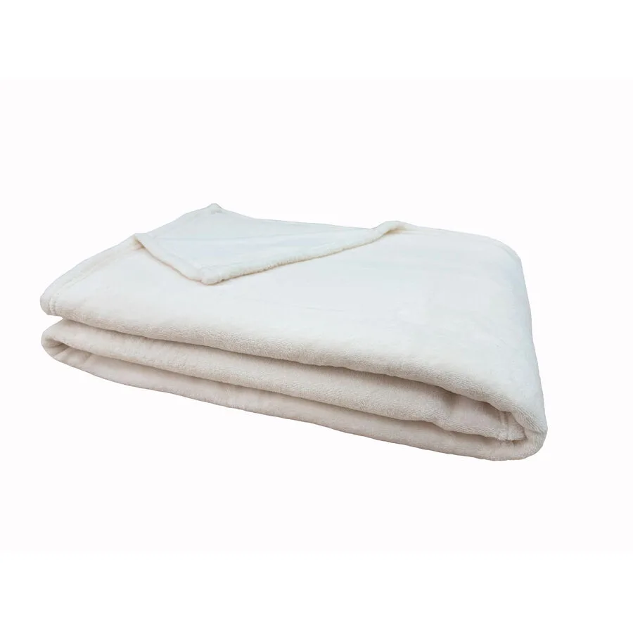 Wohndecke Aria 150x200cm offwhite - Material: 100% Polyester